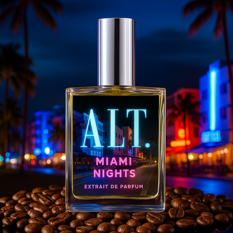 ALT. Miami Nights Perfume Bottle in Miami. Bond No. 9 New York Nights Dupe