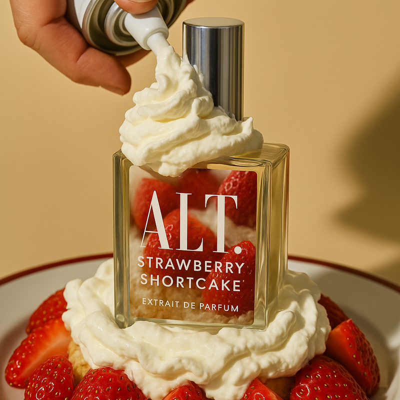 ALT. Stawberry Shortcake Perfume Bottle with Whip Cream 