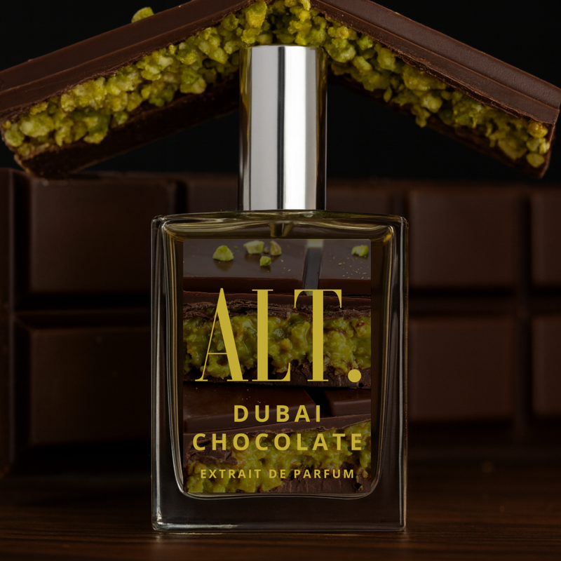 Perfume bottle labeled &