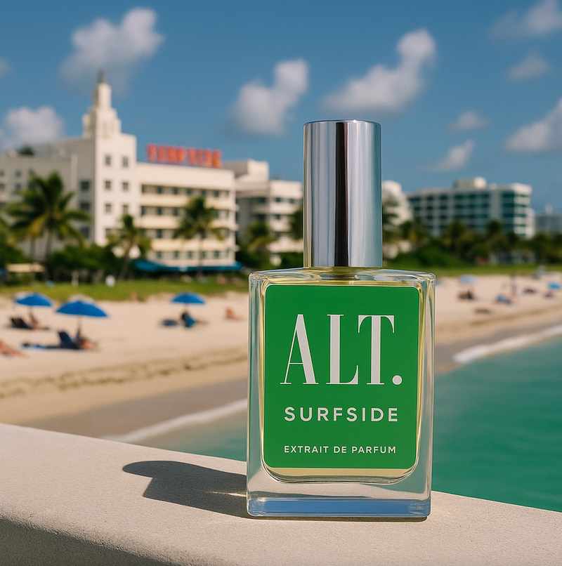 ALT. Fragrances Surfside Bottle in Surfside, Miami. Best Bond No. 9 Greenpoint Dupe. 